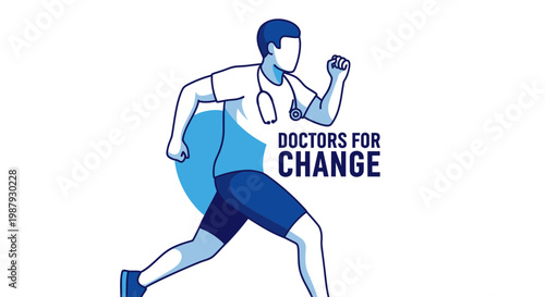 Doctors For Change Movement Running Healthcare Professional Inspiring Action