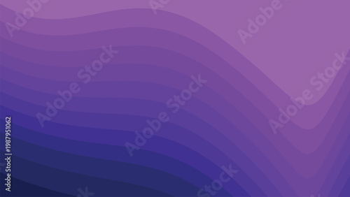 Purple gradient wave, abstract background, wavy lines, purple hues