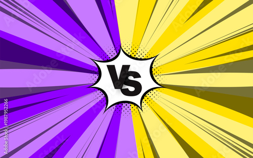 Abstract background with VS or fight background style