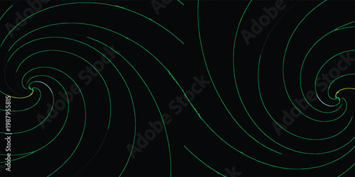 Hypnotic swirling lines creating an abstract and mesmerizing visual effect.