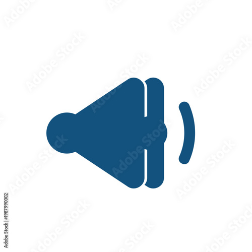 A loudspeaker emits sound waves in a public setting clearly