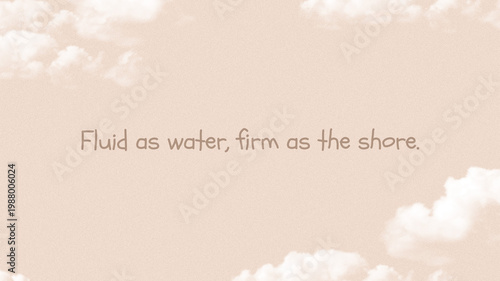 Inspirational Quote on Cloudy Sky Background with Soft Colors