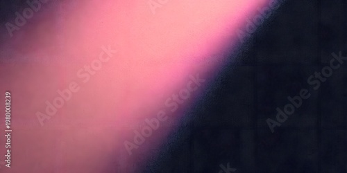 abstract grainy gradient background with soft pink neon beam glow on dark for modern banners, headers & ui design