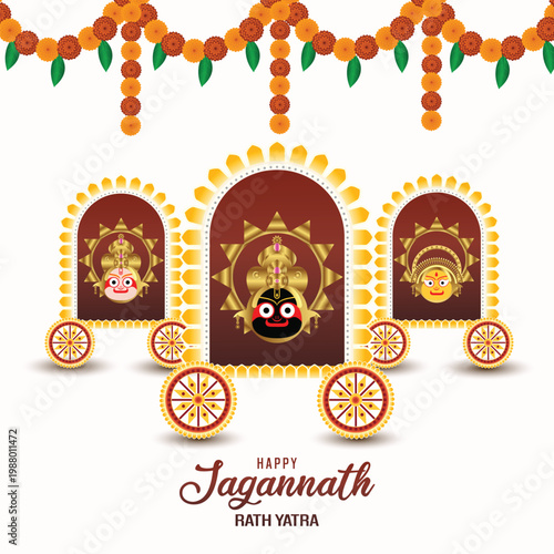 rath yatra illustration