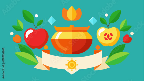 Colorful autumn harvest wreath with pumpkins and gourds