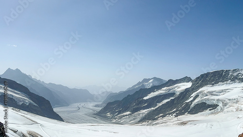 Aletsch Glacier Panorama