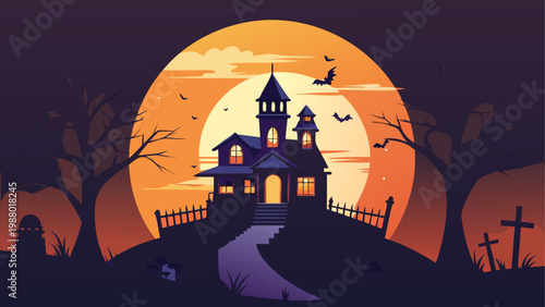 Silhouette of a knight standing under a gothic archway at dusk