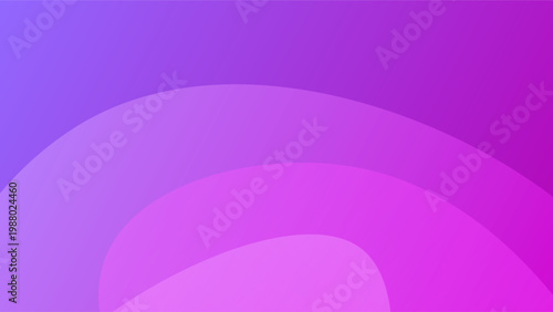 Abstract purple and magenta gradient background with soft overlapping curved waves. Modern vibrant aesthetic for creative digital marketing, social media templates, and feminine branding.