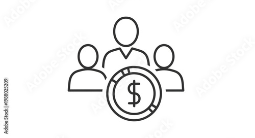 Teamwork and Financial Success Symbolizing Collaboration and Profit.