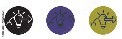 A creative concept illustration of innovative ideas and inspiration