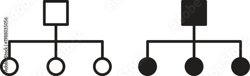 classification icon collection. Minimal icon and symbol
