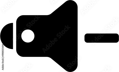 Sound Speaker Icon Ejects Sound Wave