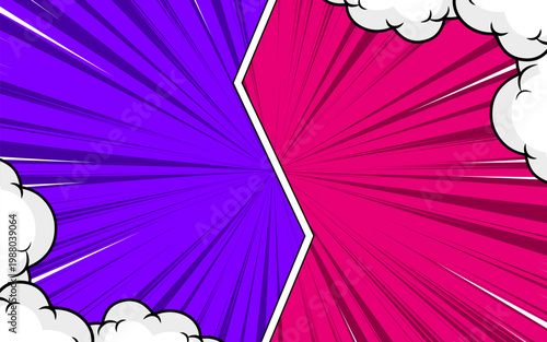 Fight backgrounds comics style design. Vector illustration.