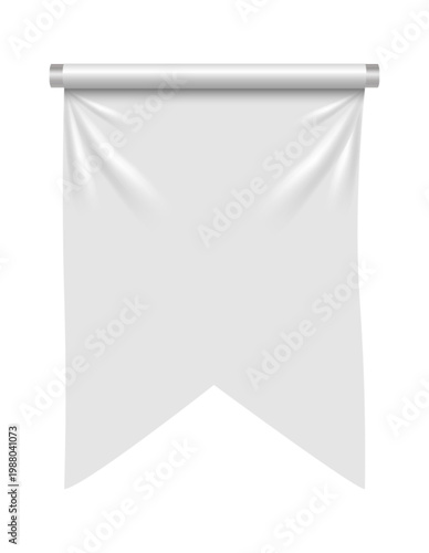 Blank Hanging Banners, Realistic Vector for Branding, Events, and Advertising Mockups.