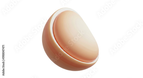 Abstract 3D Smooth Geometric Shape