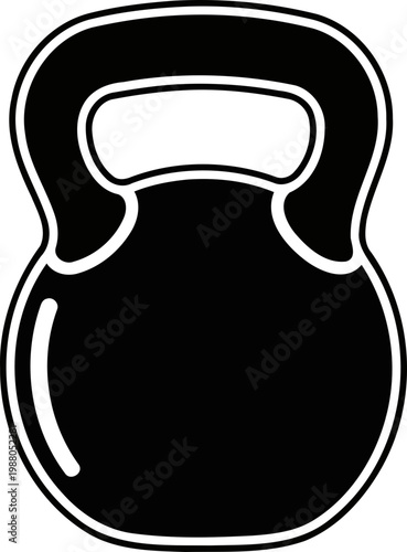 vector illustration of a dumbbell