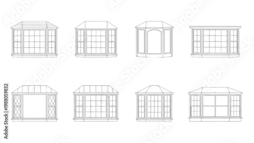 Collection of Conservatory and Greenhouse Designs