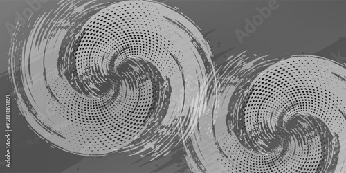 Abstract background with circular dots. Dark neutral background for presentation design. Dark background for websites, print, banners, wallpapers, business cards, brochures, calendars, and graphics.