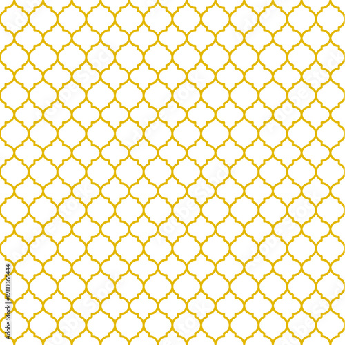 Abstract seamless islamic geometric pattern. Seamless pattern in authentic arabian style. 
