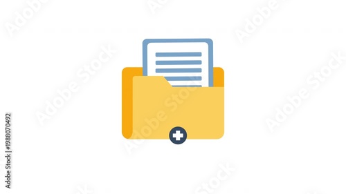 Patient Folder Animation care, information