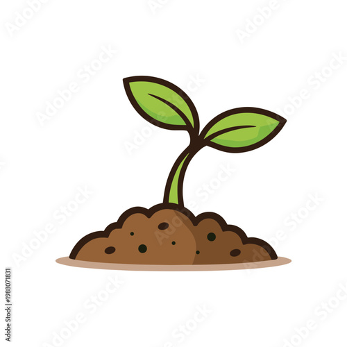 Growing Shoots Illustration