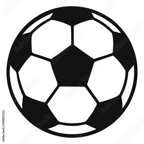 Black and white soccer ball sports football