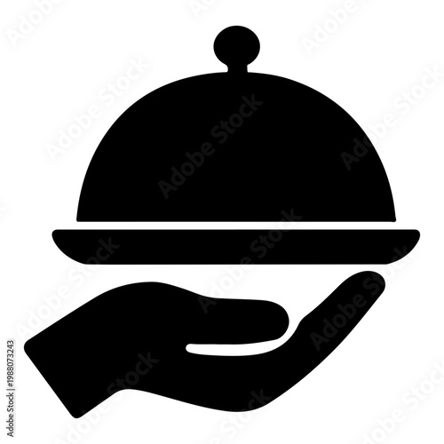 Hand holding covered serving dish covered dish food