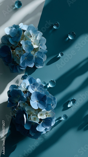 diamonds on a blue background