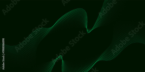 Green neutral old abstract motion on a dark background decorate  decoration  design  modern simple art wave wallpaper light good shape