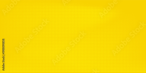 Dots halftone yellow orange color pattern gradient texture with technology digital background. Dots pop art comics with summer background.