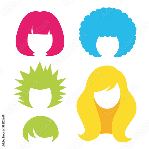 Vibrant Wigs Collection: Diverse Hairstyles and Colors