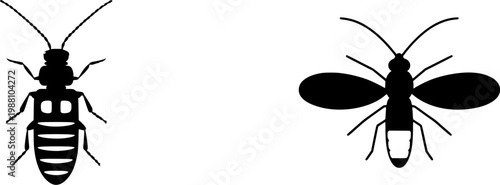 An ultra-realistic macro captures the intricate details of a Fireflys abdomen, showcasing its pale yellow glow and segment structure against a pure white background