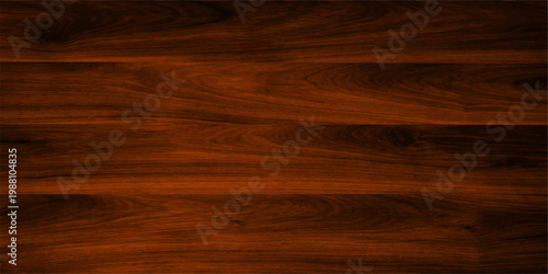 A natural brown old wood grain texture background features a weathered oak timber pattern with dark hardwood planks on a rustic wooden board surface