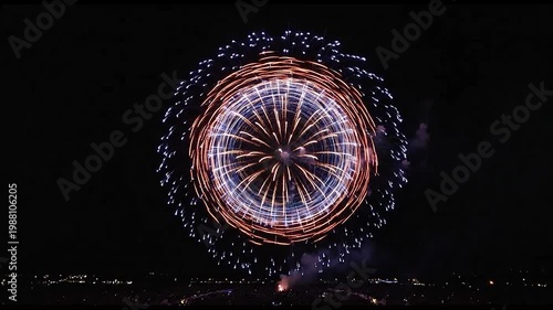 New Year Fireworks Display 2028 Celebration.