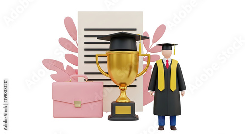 Graduation Achievement and Success Symbols