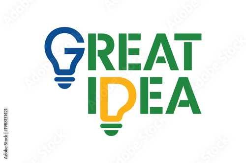 Creative Great Idea Lightbulb