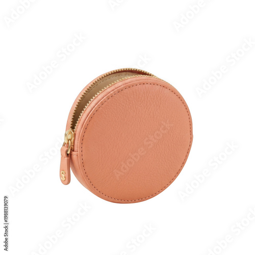 Peach macaron isolated on transparent background a delicate french pastry