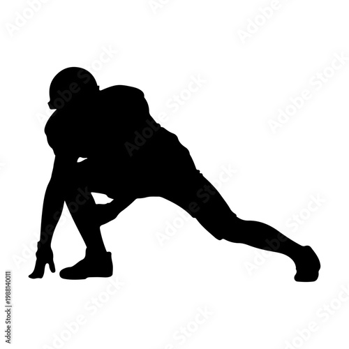Player Warm Up Silhouette