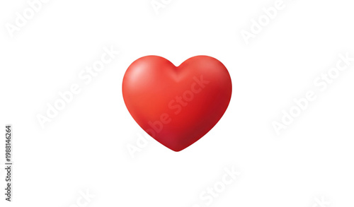  red heart icon on a white background