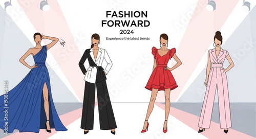 Fashion Forward 2024 Collection Display.