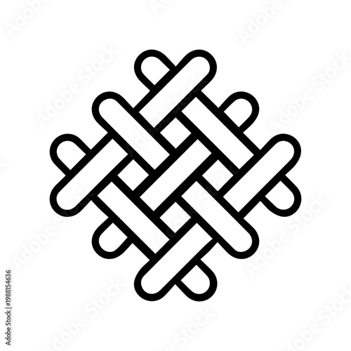 Woven Geometric Pattern