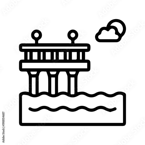 Pier Over Water View