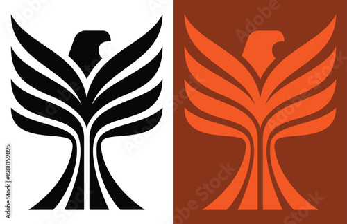 eagle vector for logo, print, badge, poster, cover