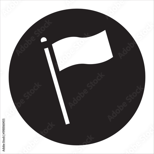 Flag icon flat vector