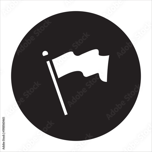 Flag icon flat vector