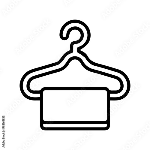 Clothing hanger with towel