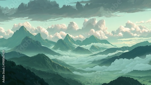 Nature-inspired visual concepts exploring seasons, sustainability, eco lifestyle, and mindfulness through immersive perspectives and diverse artistic styles.