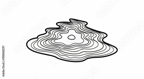 Abstract swirling lines create a pattern resembling topographic contours or ripples