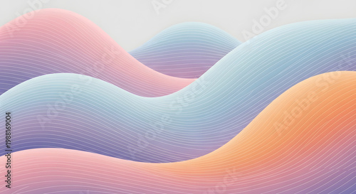 abstract colorful wave background