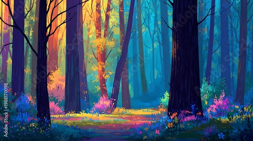 Nature-inspired visual concepts exploring seasons, sustainability, eco lifestyle, and mindfulness through immersive perspectives and diverse artistic styles.